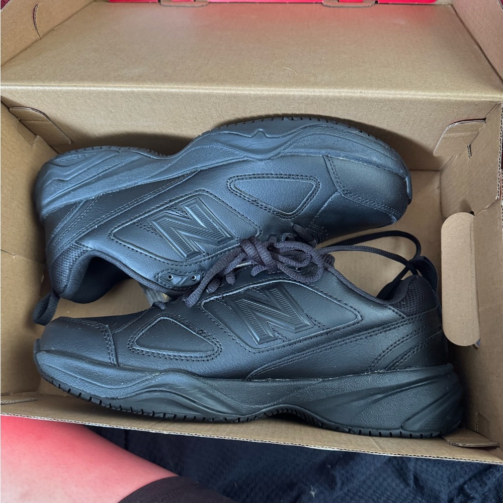 New Balance Black Non Slip Work Shoes